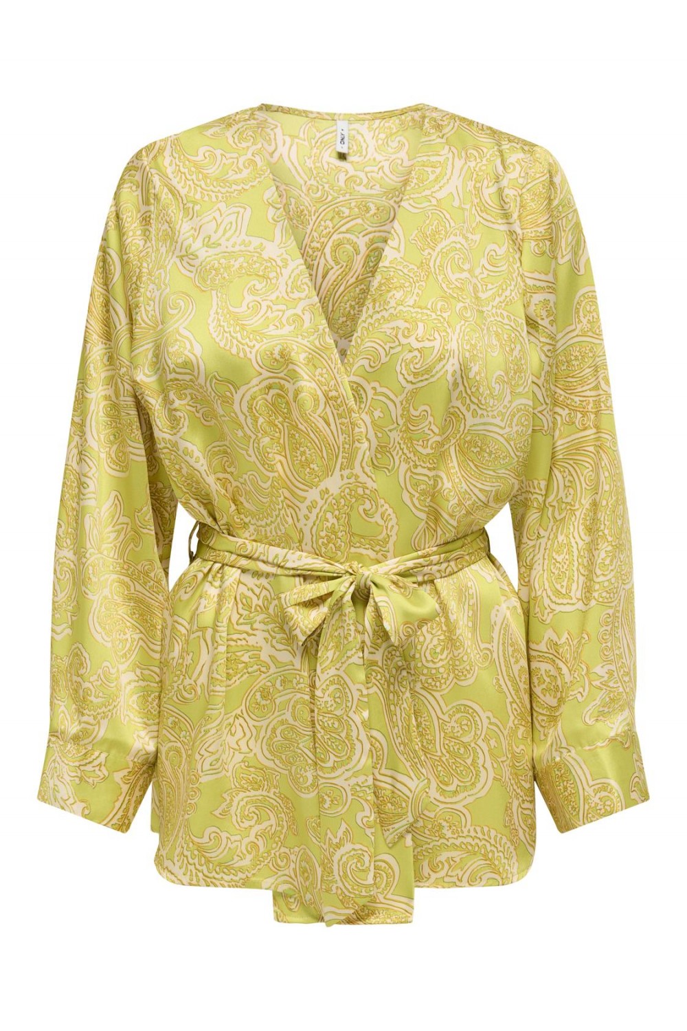 ONLY PAULA LIFE L/S KIMONO APPLE GREEN 15343038