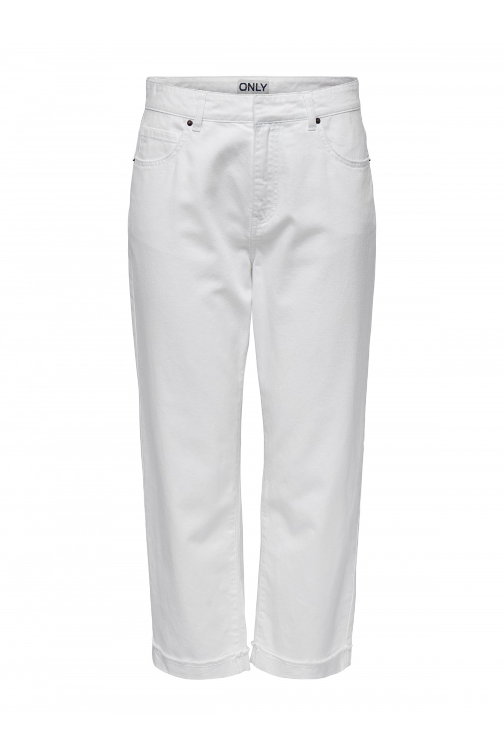 ONLY SILLA MW BAGGY ANK PANT BRIGHT WHITE 15344269