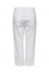 ONLY SILLA MW BAGGY ANK PANT BRIGHT WHITE 15344269