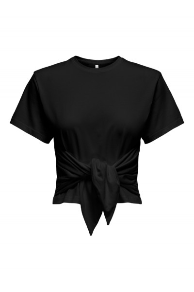 ONLY WILL LIFE S/S TIE TOP BLACK 15343432