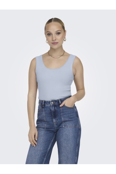 ONLY EASY TANK TOP LIGHT GREY MELAGNE 15315571