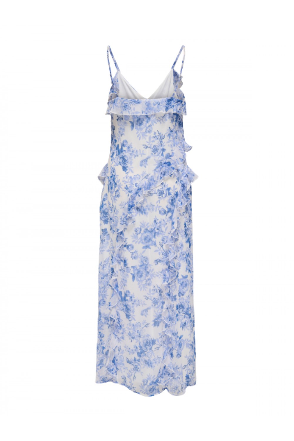 ONLY MIRIAM LIFE FRILL LONG DRESS PTM BEL AIR BLUE 15348901