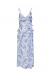 ONLY MIRIAM LIFE FRILL LONG DRESS PTM BEL AIR BLUE 15348901