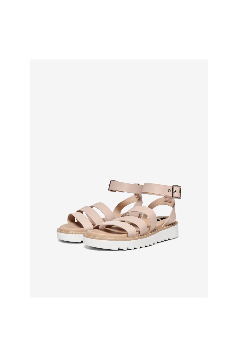 ONLY CHUNKY WRAP SANDALS NUDE 15194077
