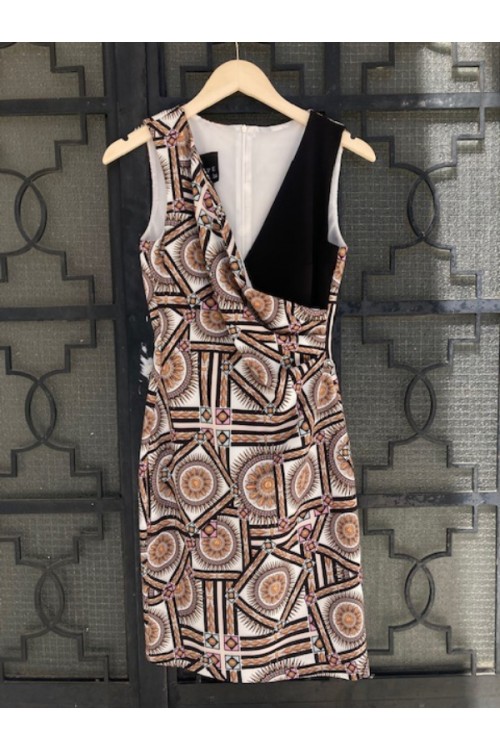 ACCESS DRESS BROWN BE220