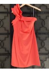D&K DRESS CORAL RED BE222