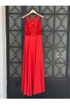 VLASSI HOLEVA DRESS RED BE249