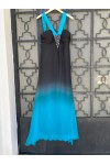 MISCHALIS ATELIER DRESS BLACK-BLUE BE250
