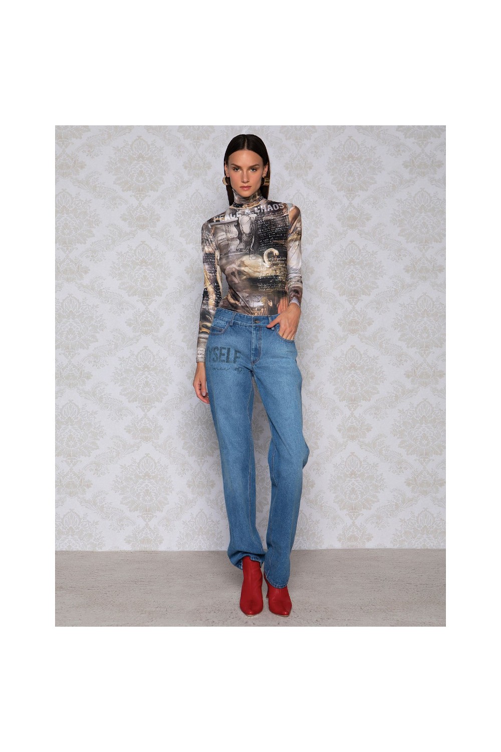 PEACE & CHAOS KNOW THYSELF JEANS W20501