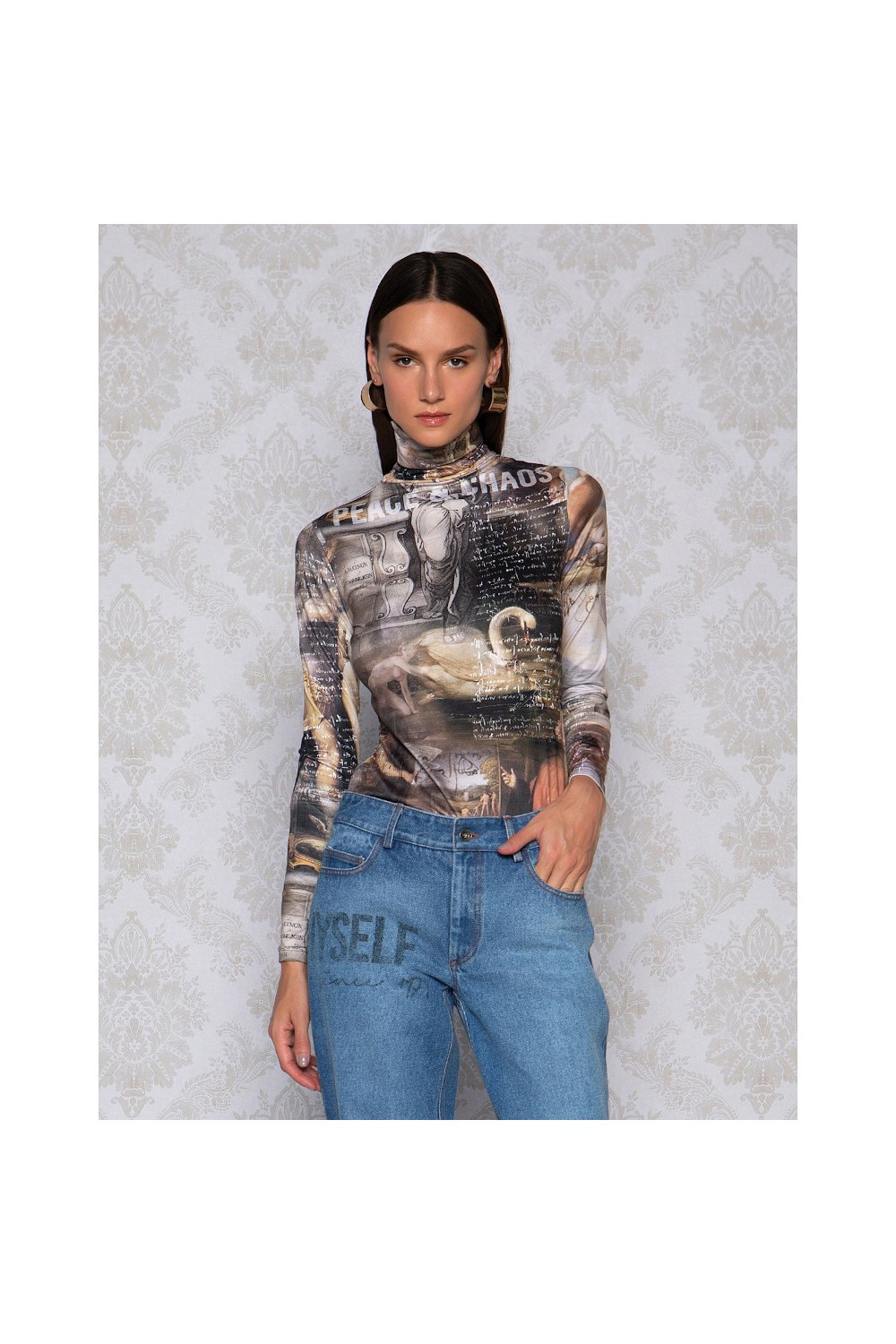 PEACE & CHAOS KNOW THYSELF JEANS W20501