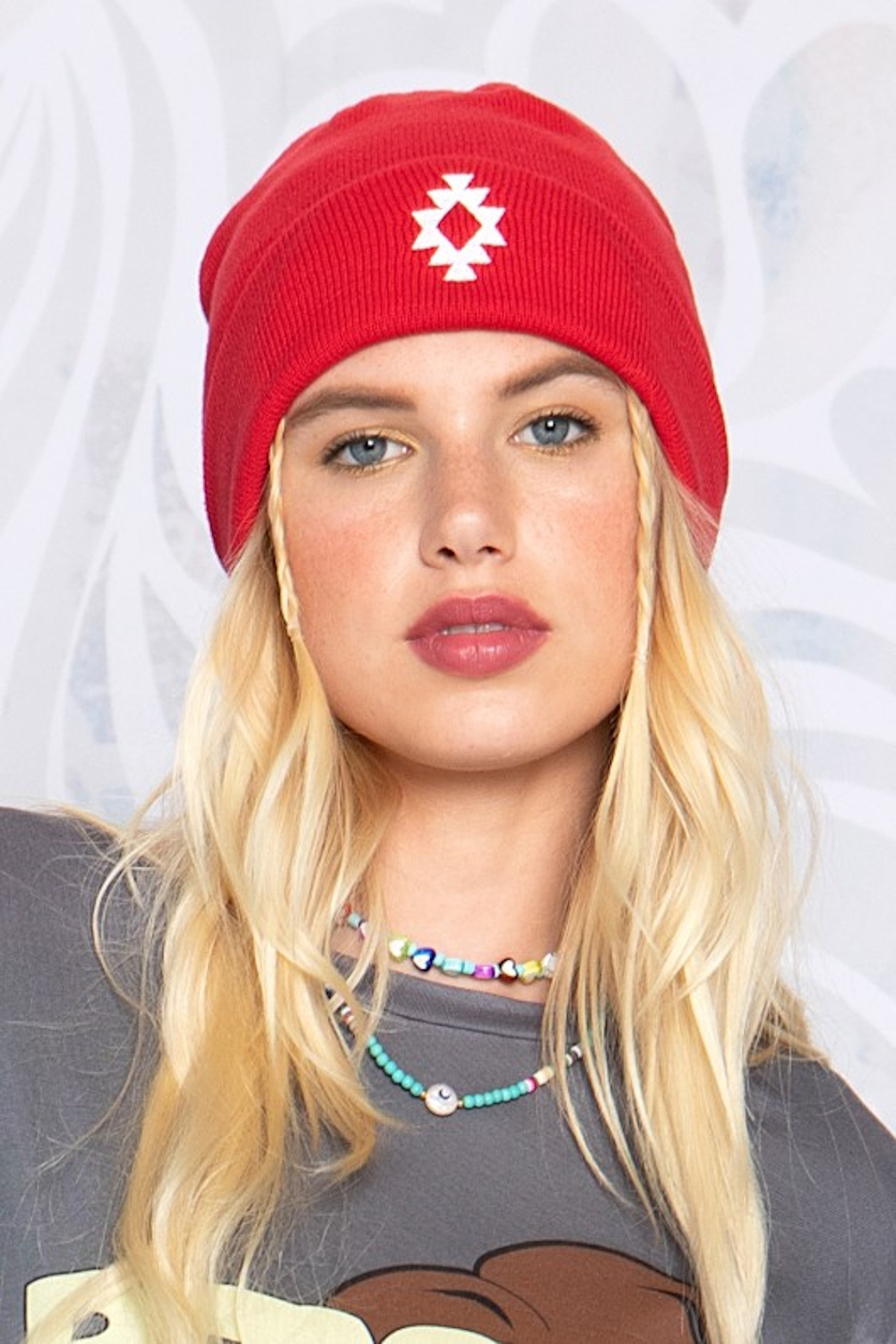 PEACE AND CHAOS FIERY BEANIE W21009