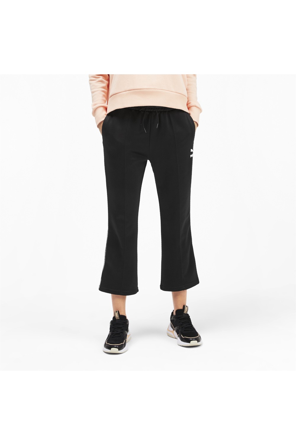 PUMA WOMEN'S CLASSICS KICK FLARE PANT PUMA BLACK