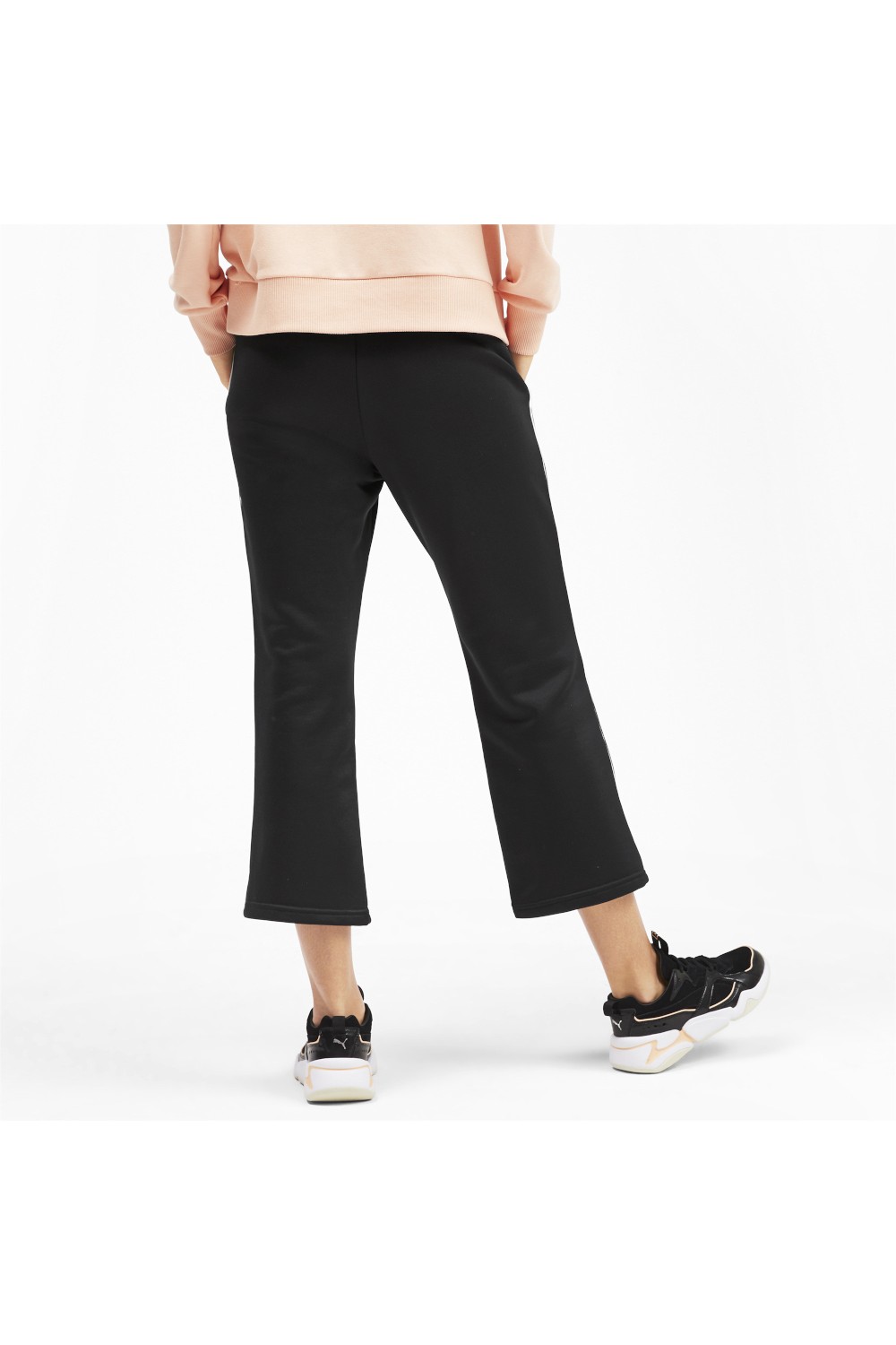 PUMA WOMEN'S CLASSICS KICK FLARE PANT PUMA BLACK