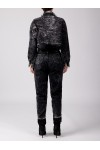SAC & CO CHRISTY SLOUCHY GOLD BLACK DENIM
