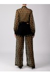 SAC & CO MYRIAM SEETHROUGHT BLACK MUSTARD DENIM 24/120