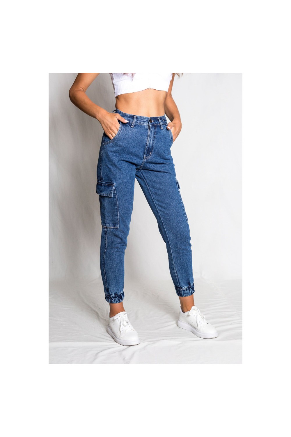 SAC & CO MARGARET CARGO PANTS BLUE 21/150