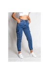 SAC & CO MARGARET CARGO PANTS BLUE 21/150