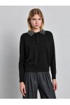 STAFF JEANS & CO SELI WOMAN KNIT POLO BLACK 63-210.056