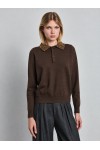 STAFF JEANS & CO SELI WOMAN KNIT POLO ESPRESSO 63-210.056
