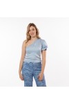 STEFANIA VAIDANI CROP TOP BABY BLUE