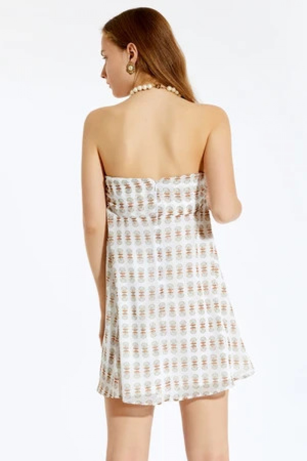 STEFANIA VAIDANI JODIE PEARL MINI DRESS 21081089326