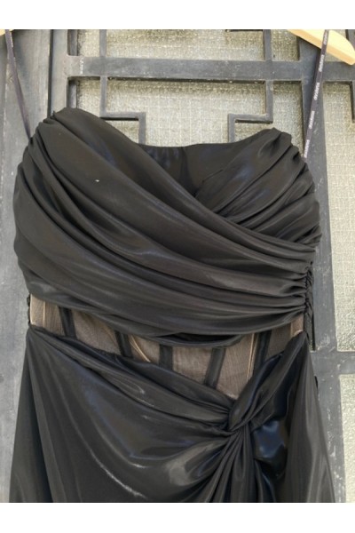 ALEYA LONG DRESS BLACK BE74