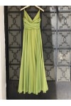 ALEYA LONG DRESS YELLOW/GREEN BE75