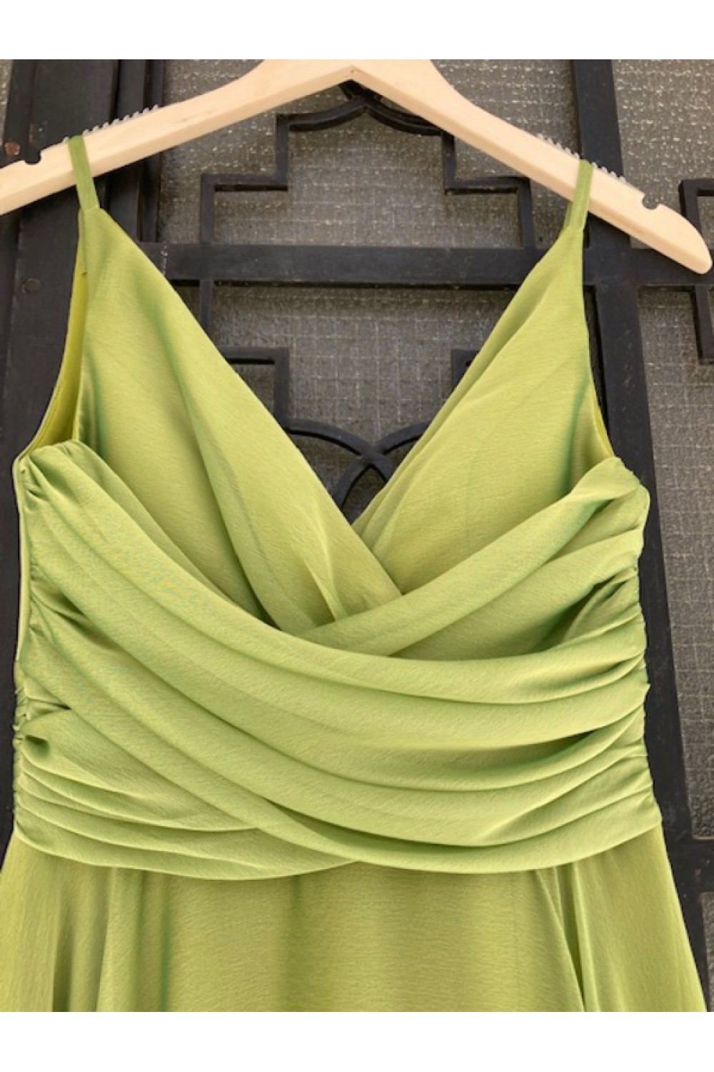 ALEYA LONG DRESS YELLOW/GREEN BE75