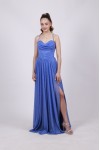 ALEYA LONG DRESS DEEP BLUE BE56