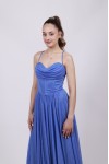ALEYA LONG DRESS DEEP BLUE BE56