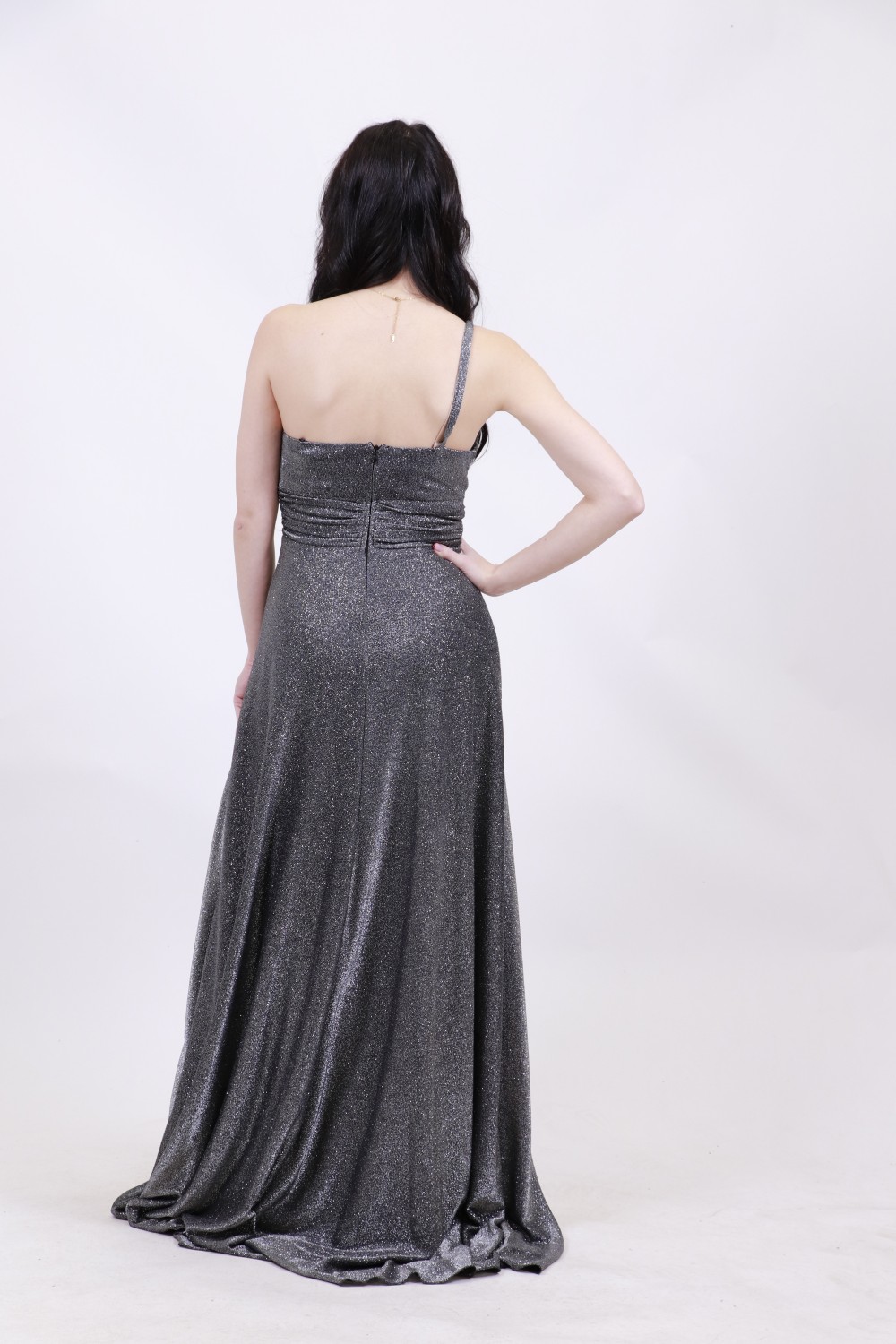 ALEYA LONG DRESS SILVER 4097