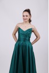 ALEYA LONG DRESS GREEN GLASS BE66