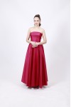 ALEYA LONG DRESS POMEGRANATE BE67