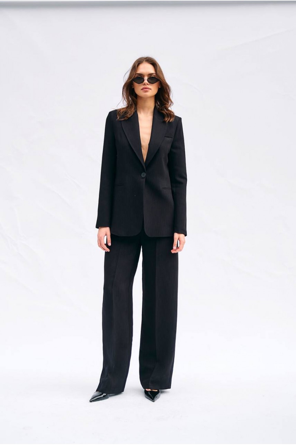 SUN&BERRIES SET BLAZER-PANT BLACK BE71