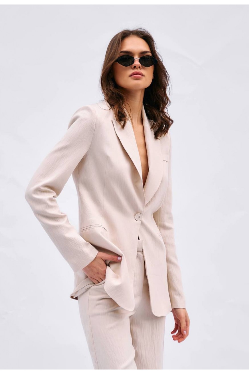 SUN&BERRIES SET BLAZER-PANT BEIGE BE72