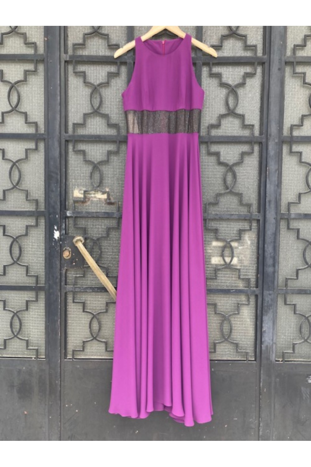 D&K FRANGOULIS LONG DRESS PURPLE BE88