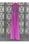 D&K FRANGOULIS LONG DRESS PURPLE BE88