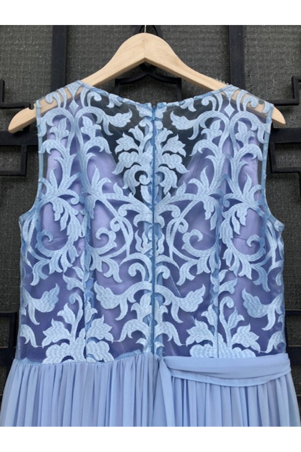 D&K FRANGOULIS LONG DRESS LIGHT BLUE BE80