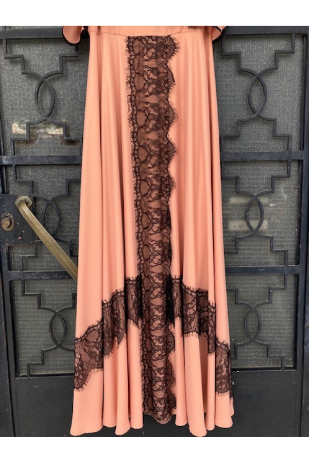 MISCHALIS LONG DRESS FALSE PINK BE82