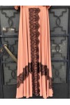 MISCHALIS LONG DRESS FALSE PINK BE82