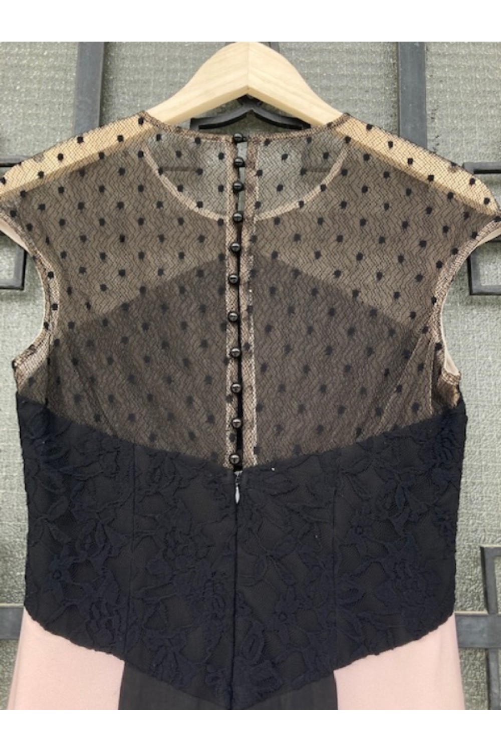 TASSOS MITROPOULOS LONG DRESS PINK/BLACK BE83