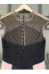 TASSOS MITROPOULOS LONG DRESS PINK/BLACK BE83