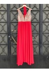 D&K FRANGOULIS LONG DRESS RED BE77