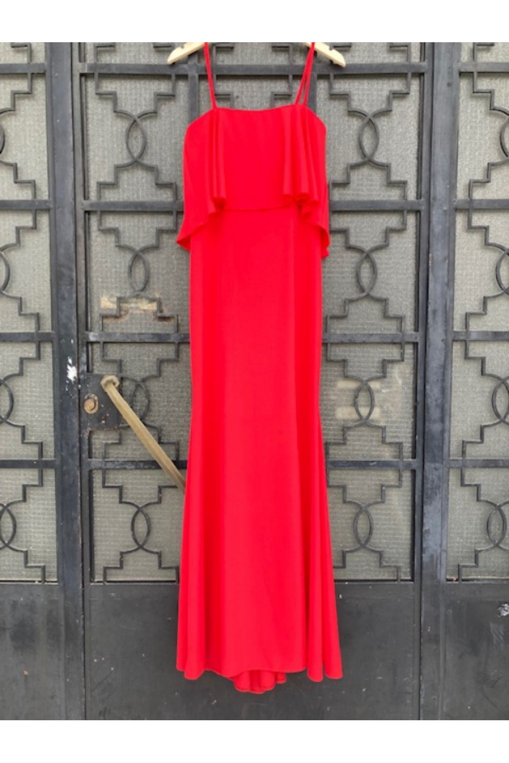 D&K FRANGOULIS LONG DRESS RED BE89