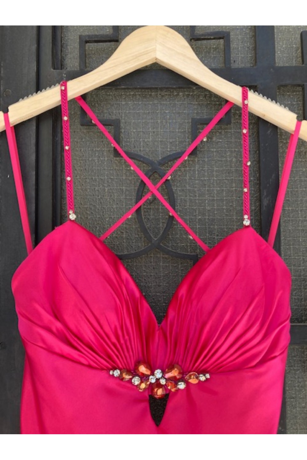 MIKAEL LONG DRESS FUCHSIA BE174