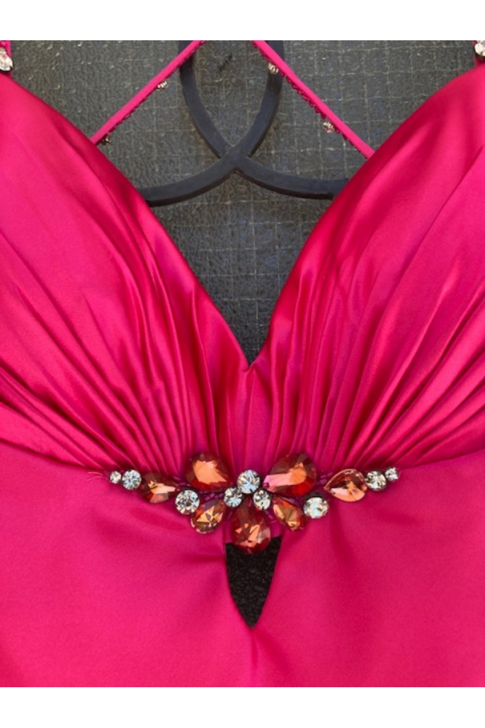 MIKAEL LONG DRESS FUCHSIA BE174