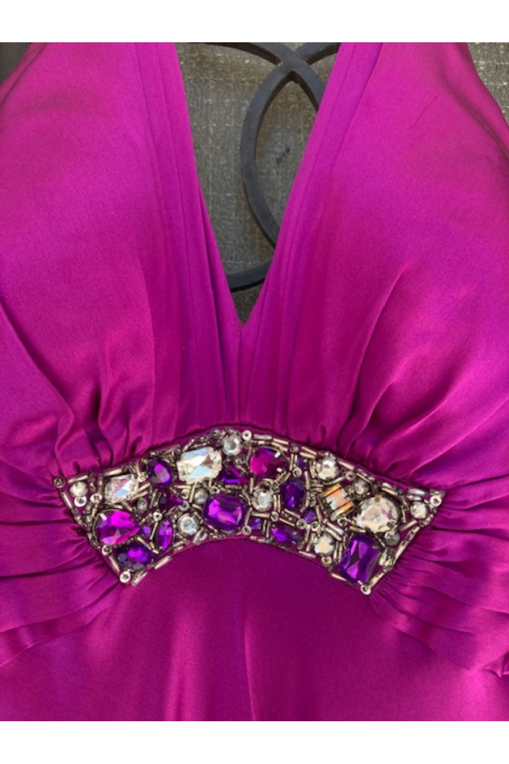 MAESTRI GROUP LONG DRESS PURPLE BE175