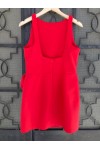 LUMINA DRESS LONG WITH ROSE RED LD100