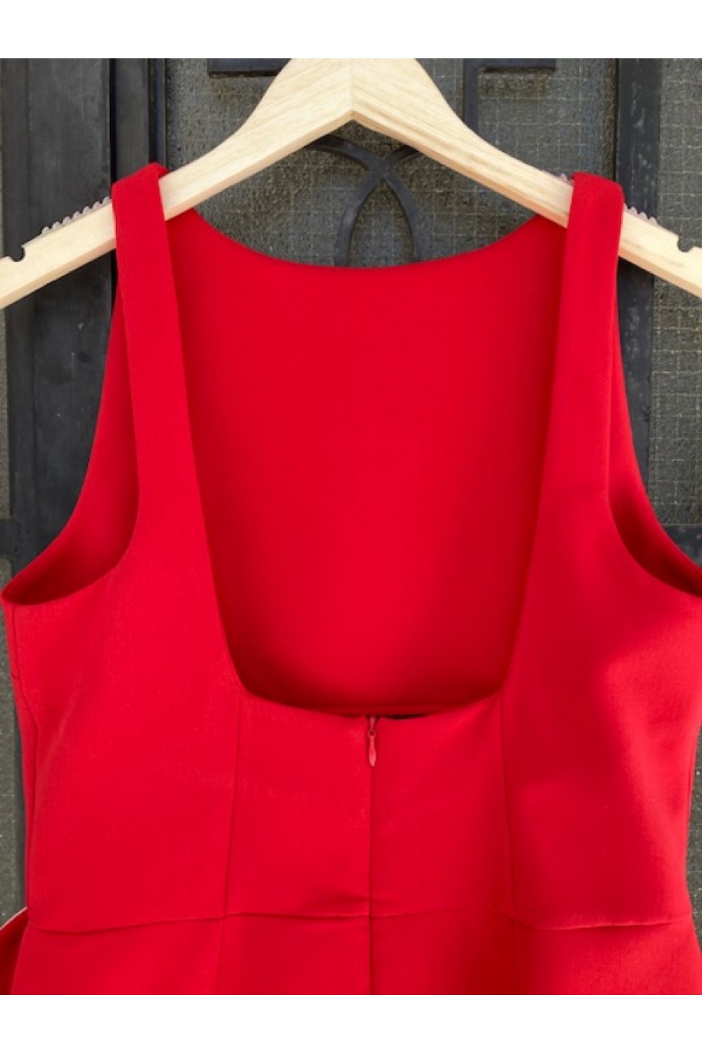 LUMINA DRESS LONG WITH ROSE RED LD100