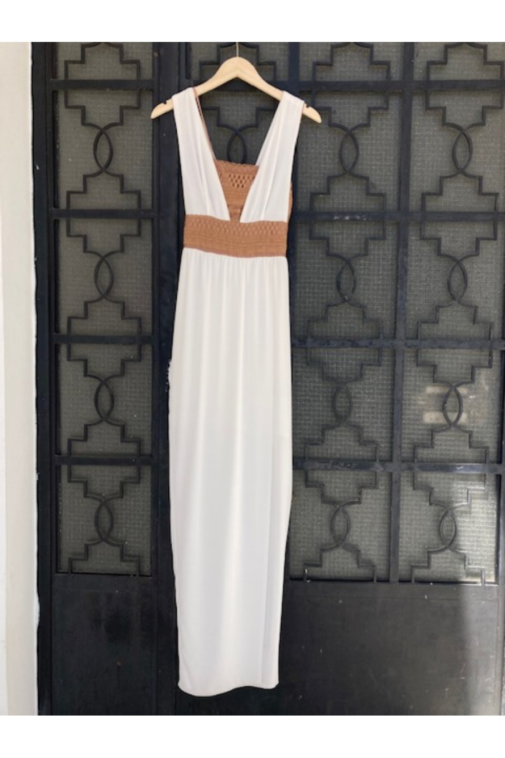 ACCESS LONG DRESS WHITE 17-3175-439